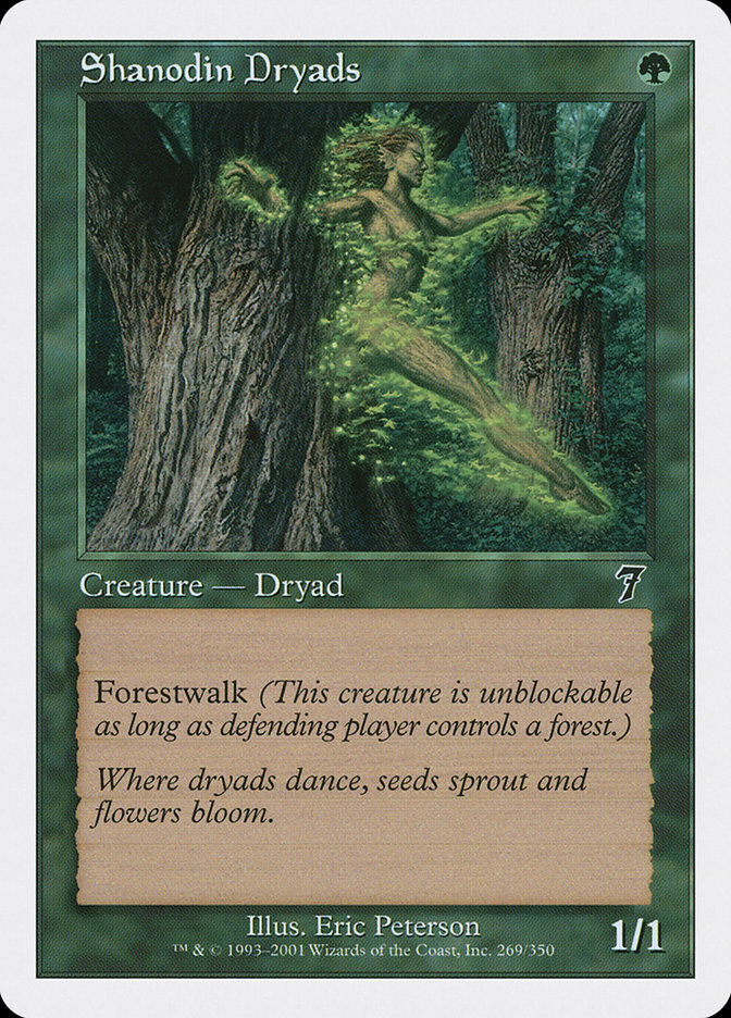 MTG: 7th Edition 269: Shanodin Dryads 
