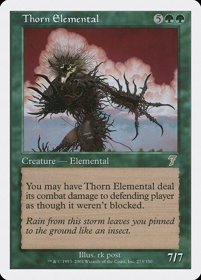 MTG: 7th Edition 273: Thorn Elemental 