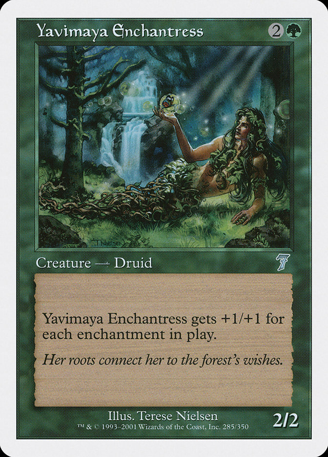Magic: 7th Edition 285: Yavimaya Enchantress 