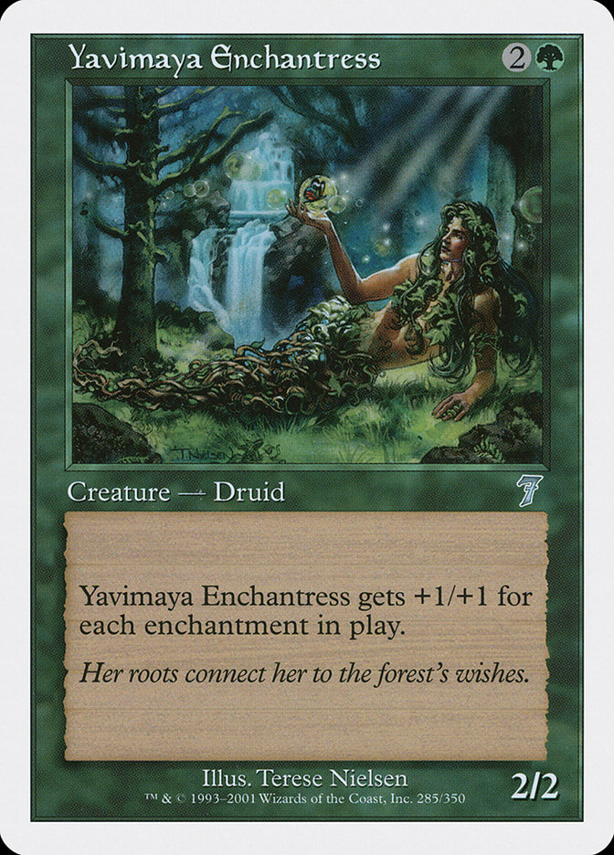 MTG: 7th Edition 285: Yavimaya Enchantress 