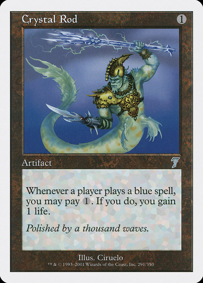 MTG: 7th Edition 291: Crystal Rod 