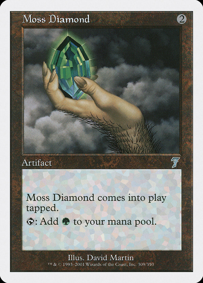 Magic: 7th Edition 309: Moss Diamond 