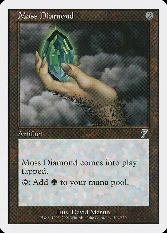 MTG: 7th Edition 309: Moss Diamond 