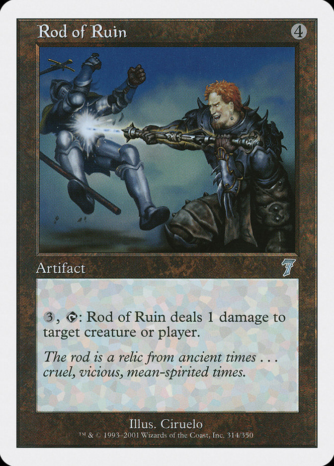 Magic: 7th Edition 314: Rod of Ruin 