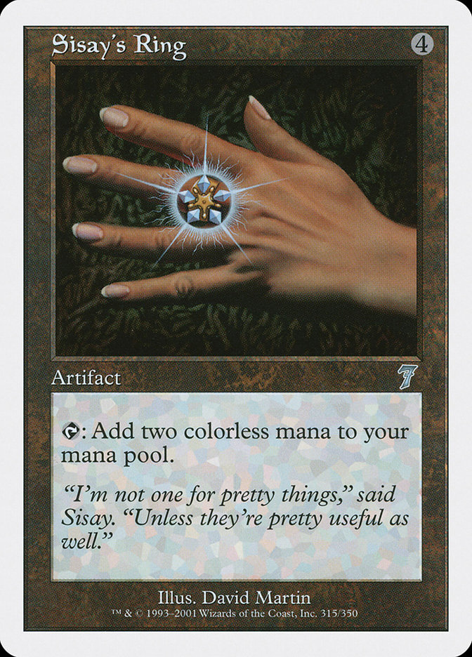 MTG: 7th Edition 315: Sisays Ring 