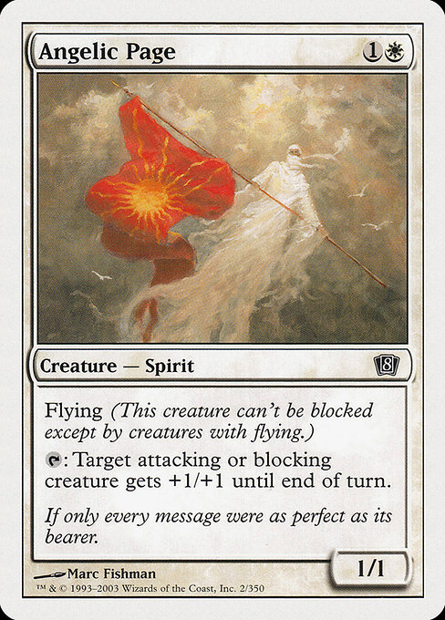 MTG: 8th Edition 002: Angelic Page 