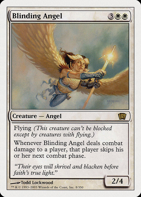 MTG: 8th Edition 008: Blinding Angel 