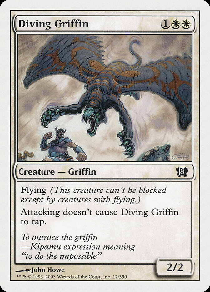MTG: 8th Edition 017: Diving Griffin 