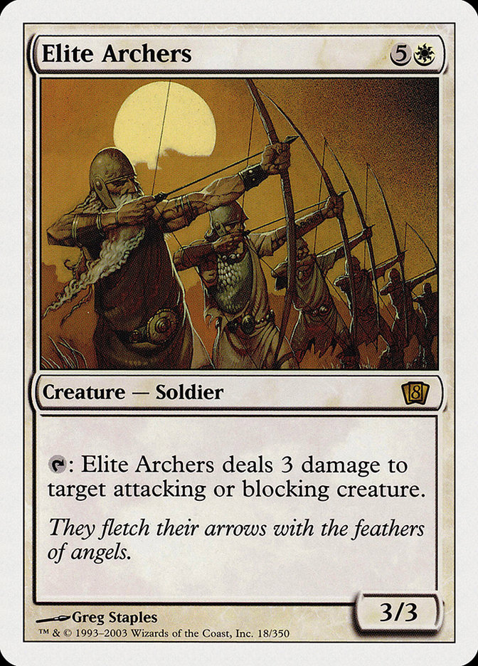 MTG: 8th Edition 018: Elite Archers 
