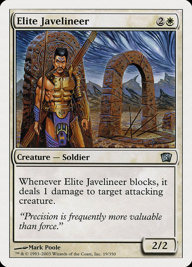 MTG: 8th Edition 019: Elite Javelineer 