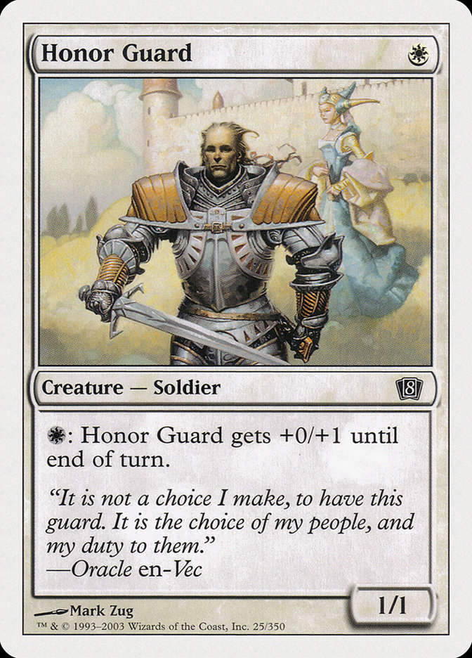 MTG: 8th Edition 025: Honor Guard 