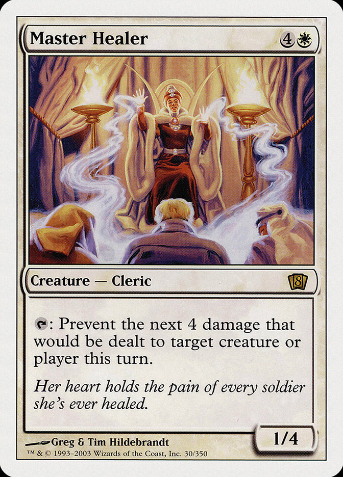 MTG: 8th Edition 030: Master Healer 