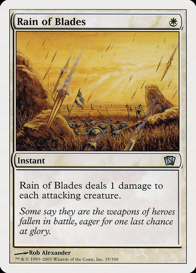 MTG: 8th Edition 035: Rain of Blades 