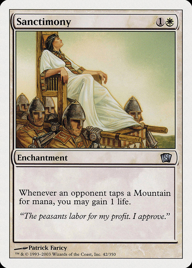 MTG: 8th Edition 042: Sanctimony 