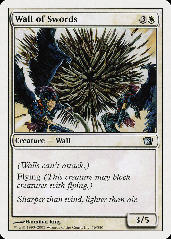 MTG: 8th Edition 056: Wall of Swords 