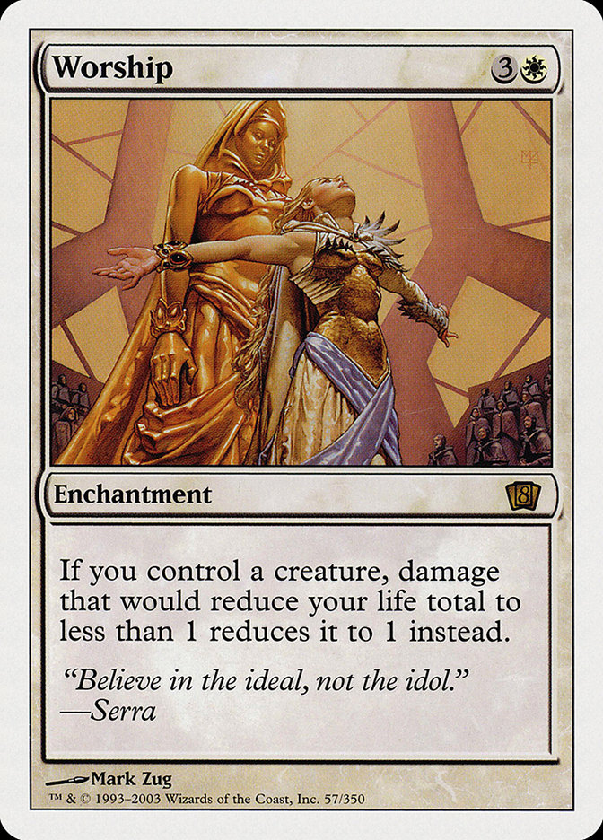 MTG: 8th Edition 057: Worship 