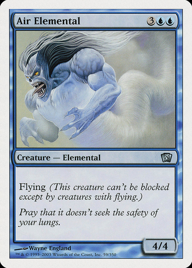 MTG: 8th Edition 059: Air Elemental 