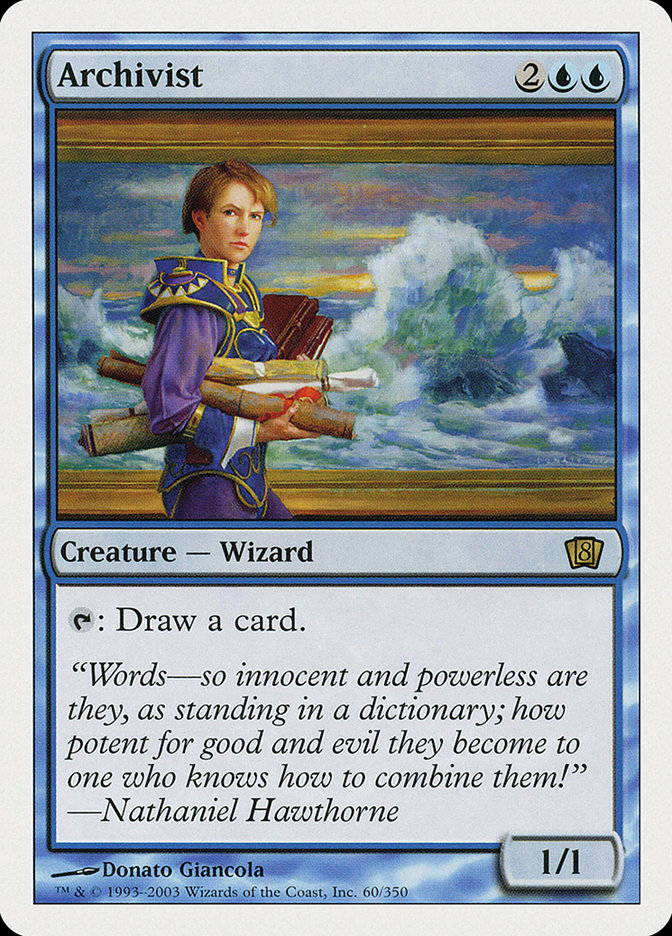 MTG: 8th Edition 060: Archivist 
