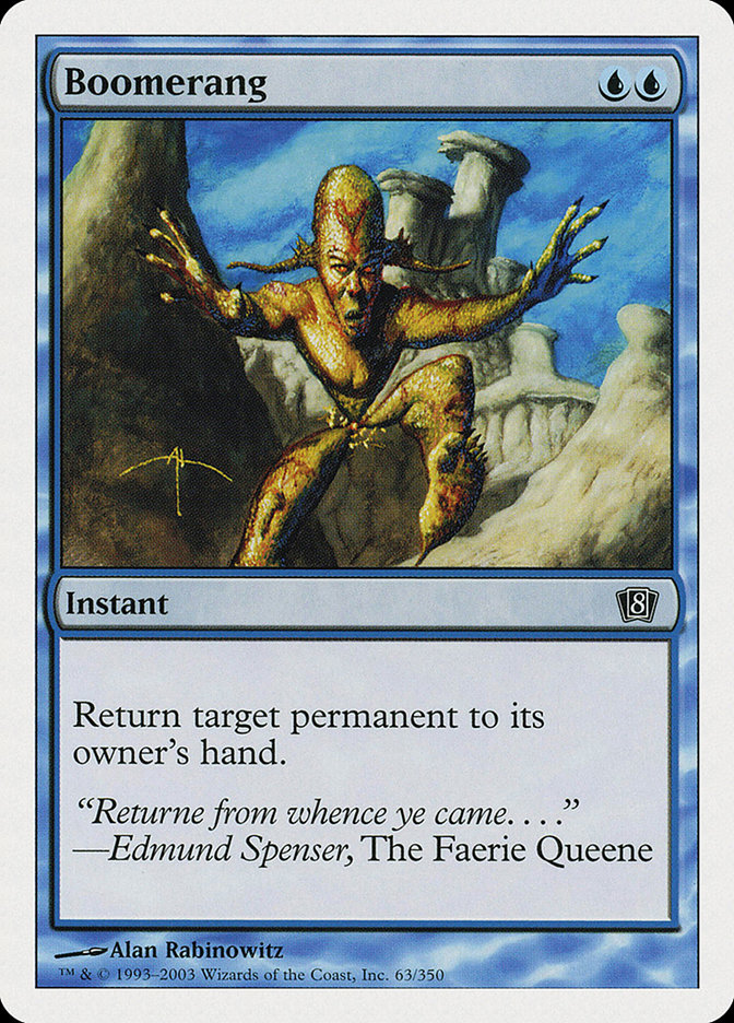 MTG: 8th Edition 063: Boomerang 