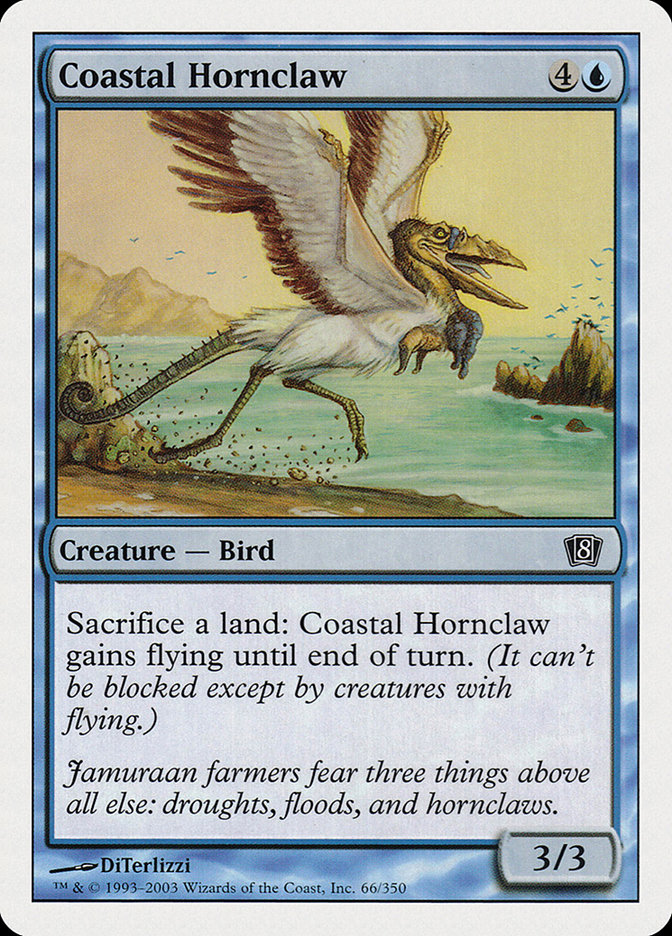 MTG: 8th Edition 066: Coastal Hornclaw 