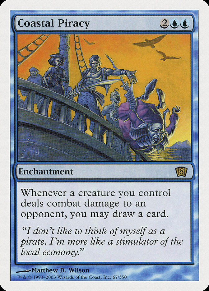 MTG: 8th Edition 067: Coastal Piracy 