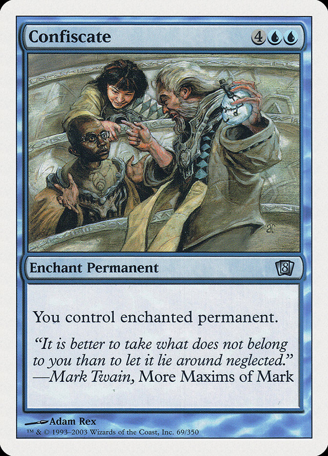 MTG: 8th Edition 069: Confiscate 