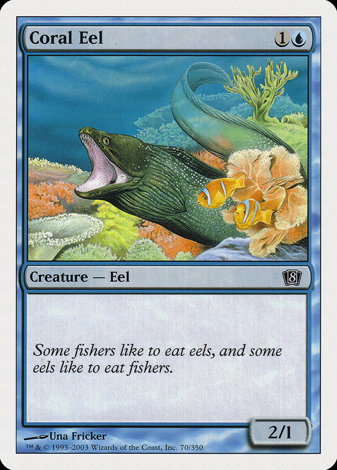 MTG: 8th Edition 070: Coral Eel 