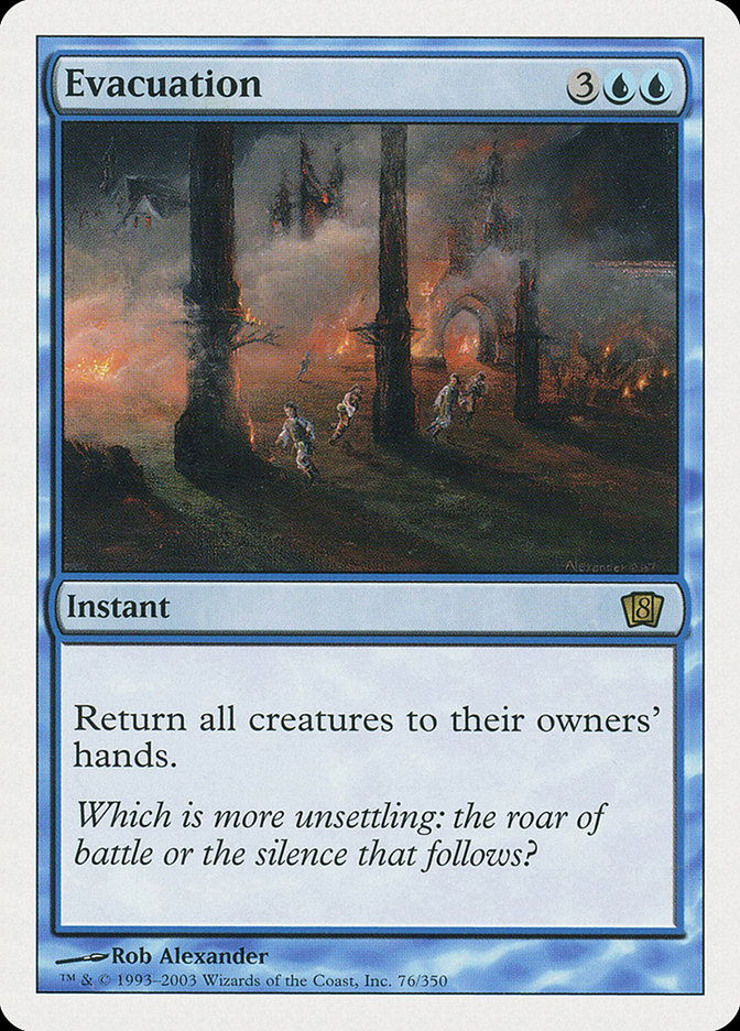 MTG: 8th Edition 076: Evacuation 