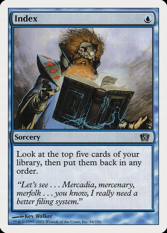 MTG: 8th Edition 084: Index 