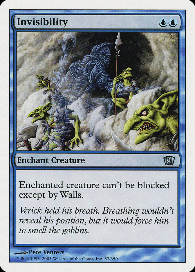 MTG: 8th Edition 087: Invisibility 