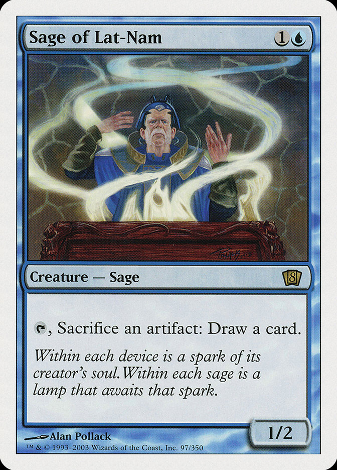 MTG: 8th Edition 097: Sage of Lat-Nam 