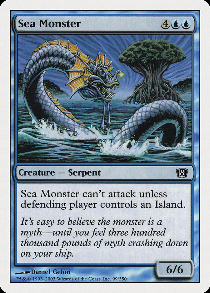 MTG: 8th Edition 099: Sea Monster 