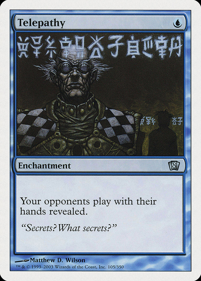 MTG: 8th Edition 105: Telepathy 