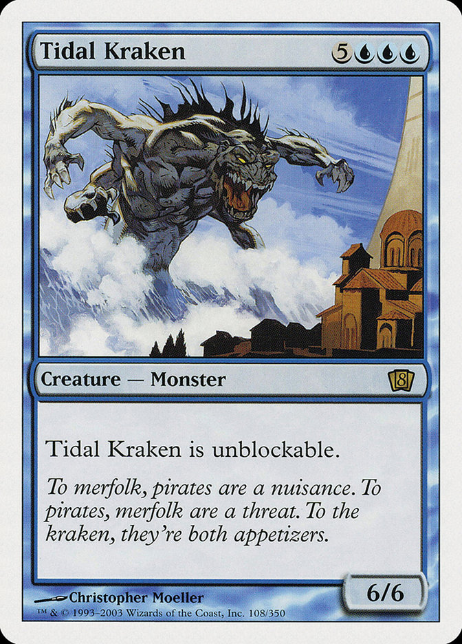 MTG: 8th Edition 108: Tidal Kraken 