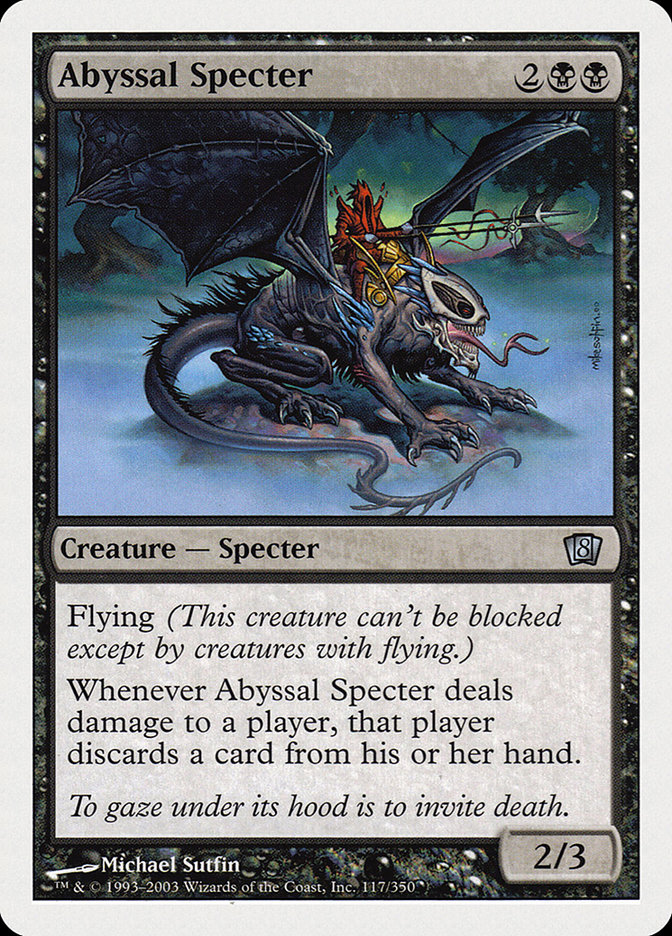 MTG: 8th Edition 117: Abyssal Specter 