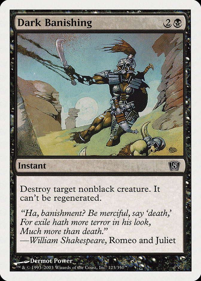 MTG: 8th Edition 123: Dark Banishing 