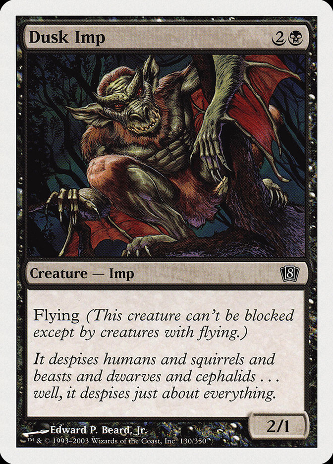 MTG: 8th Edition 130: Dusk Imp 