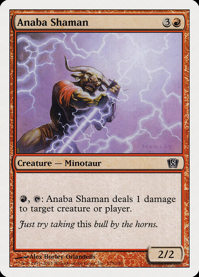 MTG: 8th Edition 175: Anaba Shaman 