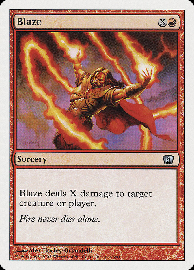 MTG: 8th Edition 177: Blaze 