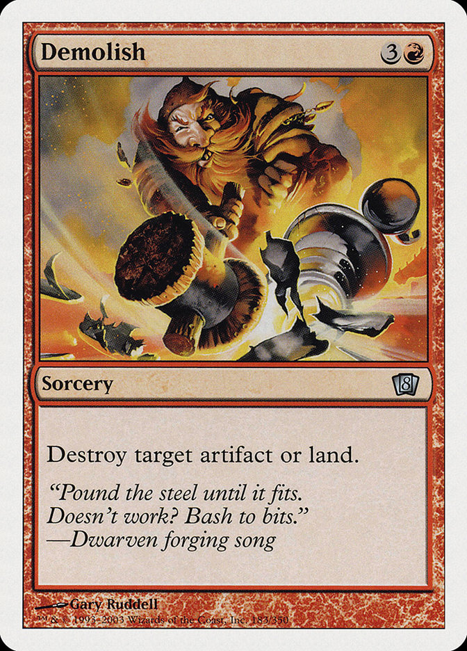MTG: 8th Edition 183: Demolish 