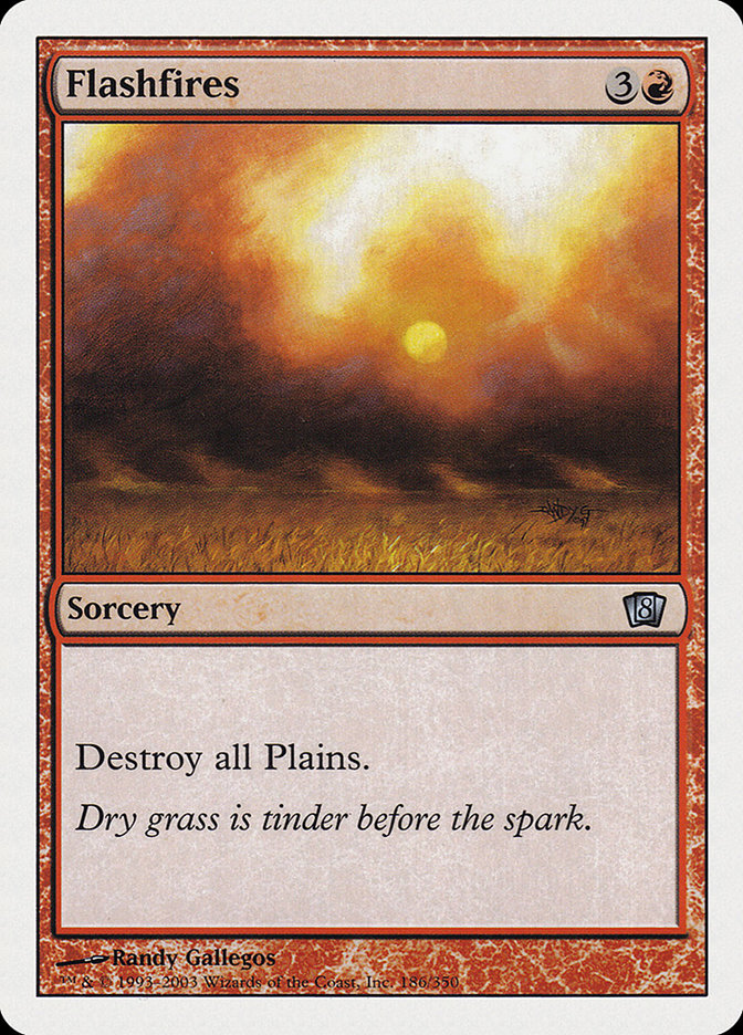 MTG: 8th Edition 186: Flashfires 