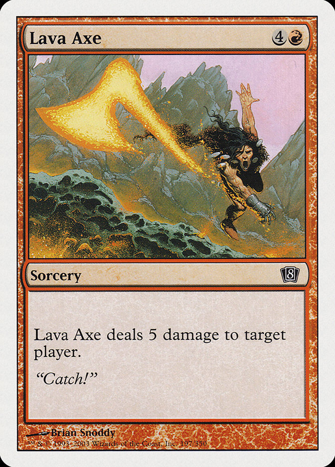MTG: 8th Edition 197: Lava Axe 