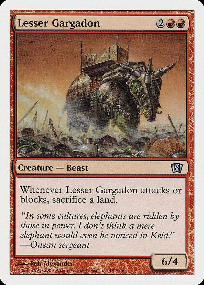 MTG: 8th Edition 199: Lesser Gargadon 