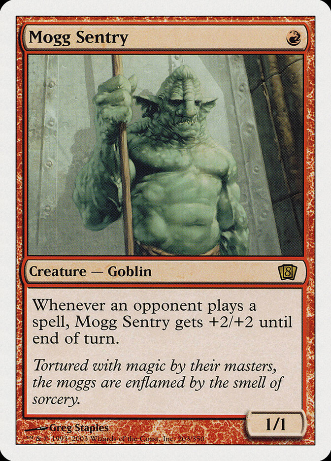 MTG: 8th Edition 203: Mogg Sentry 