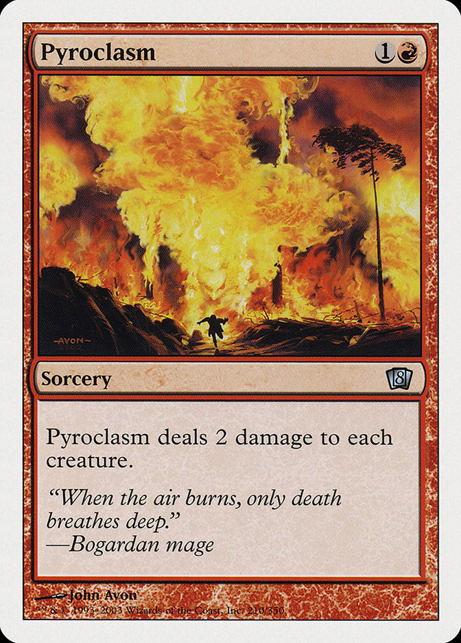 MTG: 8th Edition 210: Pyroclasm 