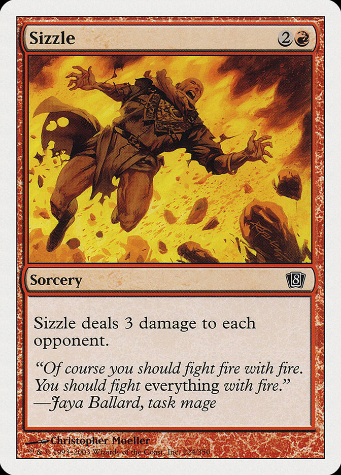 MTG: 8th Edition 224: Sizzle 