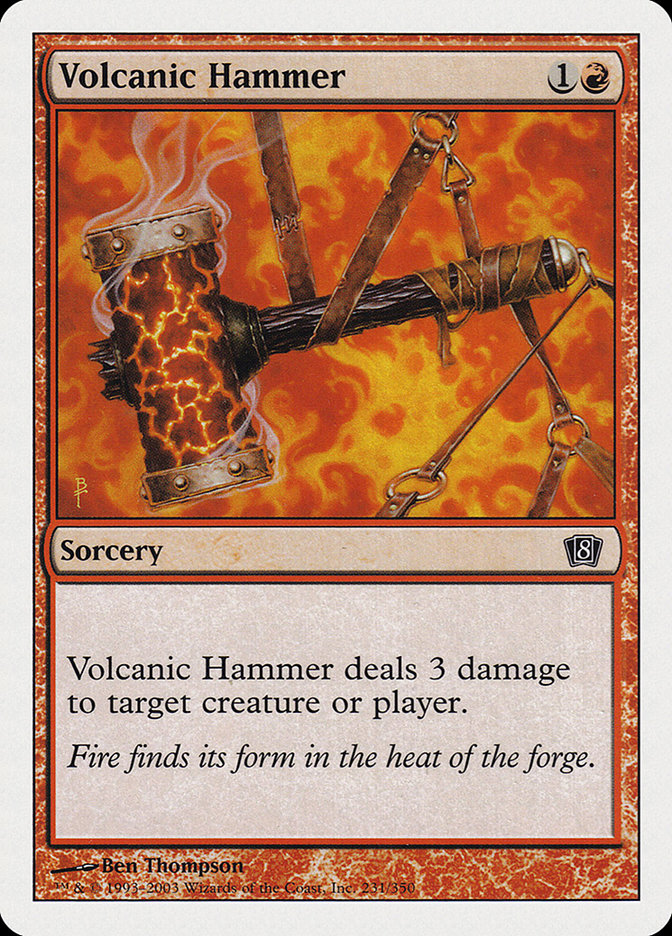 MTG: 8th Edition 231: Volcanic Hammer 