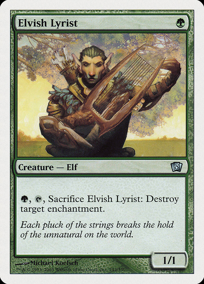 MTG: 8th Edition 242: Elvish Lyrist 