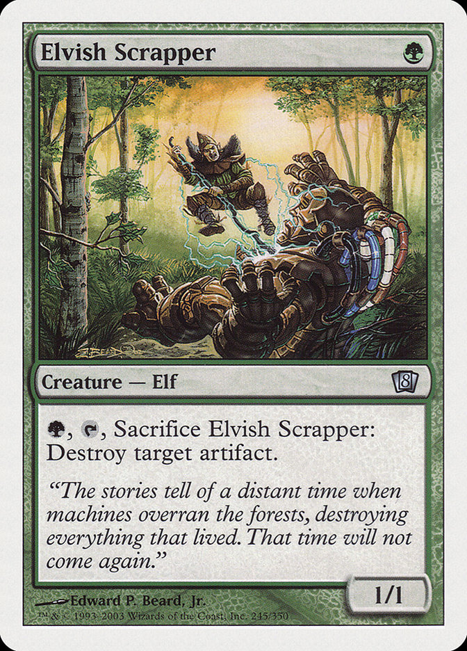 MTG: 8th Edition 245: Elvish Scrapper 