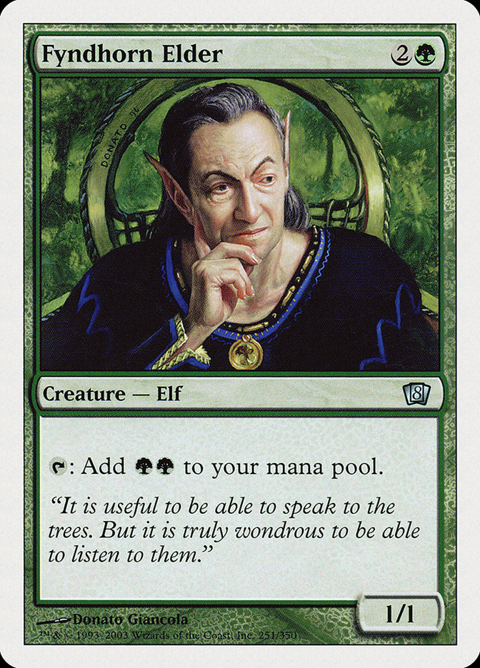 MTG: 8th Edition 251: Fyndhorn Elder 